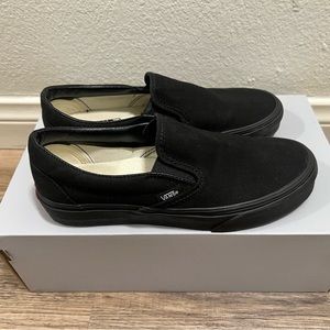 All black vans
